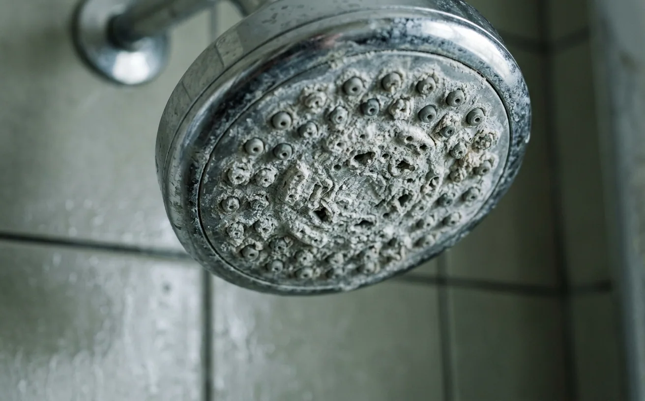 Crust on fixtures and aerators. Water Softeners in Las Vegas